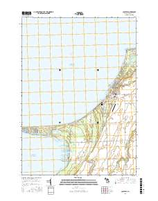 Caseville 2017 topographic map thumbnail