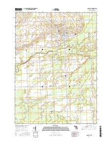 Cass City 2017 topographic map thumbnail