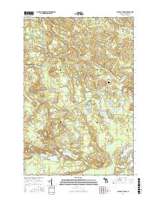 Cataract Basin 2017 topographic map thumbnail