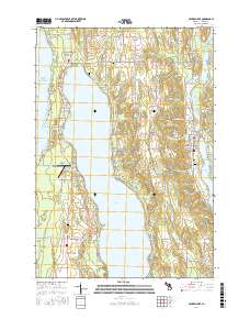 Central Lake 2017 topographic map thumbnail