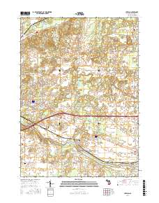 Ceresco 2017 topographic map thumbnail