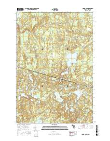 Chaney Lake 2017 topographic map thumbnail