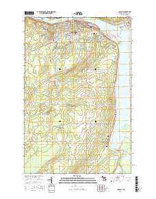 Chassell 2017 topographic map thumbnail