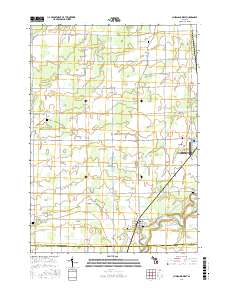 Chesaning West 2017 topographic map thumbnail