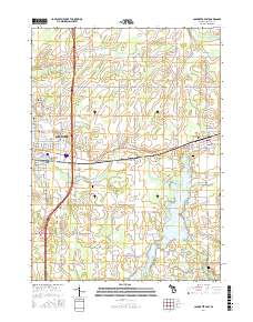 Coldwater East 2017 topographic map thumbnail