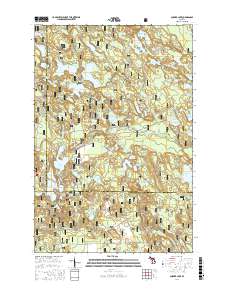 Corner Lake 2017 topographic map thumbnail