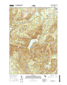 Crooked Lake 2017 topographic map thumbnail