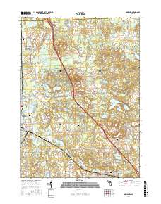 Davisburg 2017 topographic map thumbnail