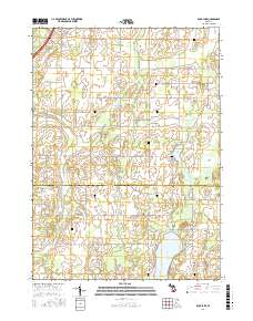 Duck Lake 2017 topographic map thumbnail