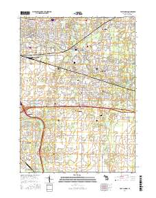 East Lansing 2017 topographic map thumbnail