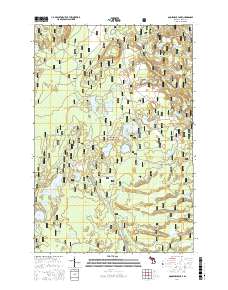 Gooseneck Lake 2017 topographic map thumbnail