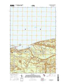 Grand Marais 2017 topographic map thumbnail