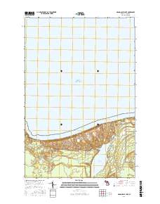 Grand Sable Lake 2017 topographic map thumbnail