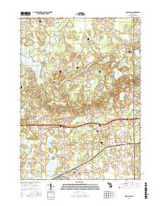Grass Lake 2017 topographic map thumbnail