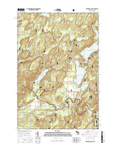 Hagerman Lake 2017 topographic map thumbnail