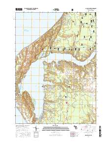 Hamlin Lake 2017 topographic map thumbnail