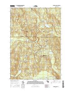 Hardwood Lake 2017 topographic map thumbnail