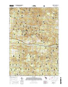 Harrietta 2017 topographic map thumbnail