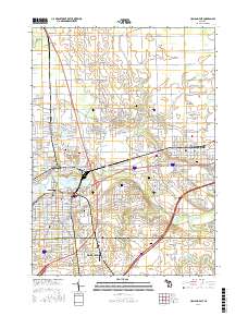 Holland East 2017 topographic map thumbnail