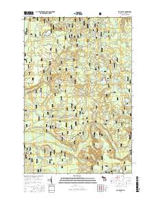 Echo Lake 2017 topographic map thumbnail