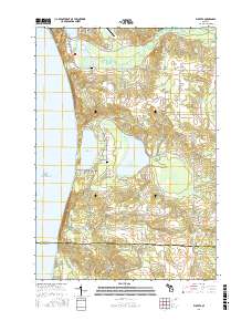 Elberta 2017 topographic map thumbnail