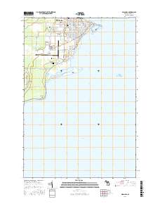 Escanaba 2017 topographic map thumbnail