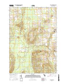 Evans Creek 2017 topographic map thumbnail
