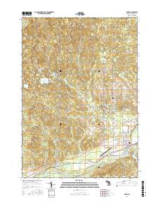 Evart 2017 topographic map thumbnail