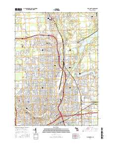 Flint North 2017 topographic map thumbnail