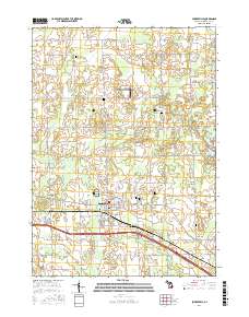 Fowlerville 2017 topographic map thumbnail