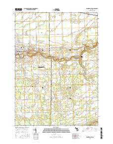Frankenmuth 2017 topographic map thumbnail