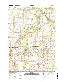 Gagetown 2017 topographic map thumbnail