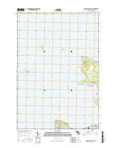 Garden Island West 2017 topographic map thumbnail