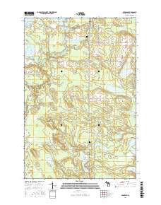 Germfask 2017 topographic map thumbnail