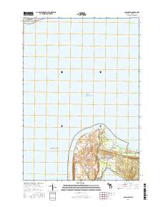 Glen Haven 2017 topographic map thumbnail