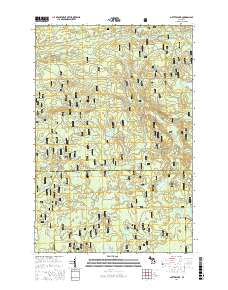 Glitter Lake 2017 topographic map thumbnail