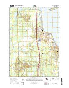 Houghton Lake 2017 topographic map thumbnail