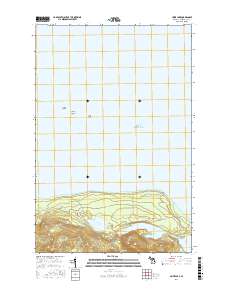 Howe Lake 2017 topographic map thumbnail