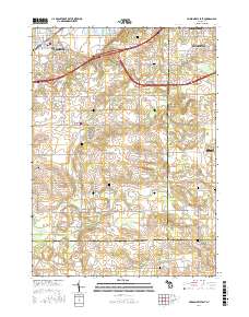 Hudsonville East 2017 topographic map thumbnail