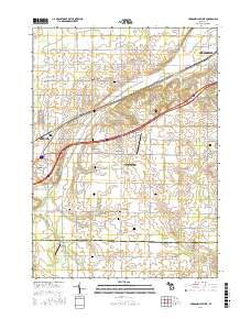 Hudsonville West 2017 topographic map thumbnail