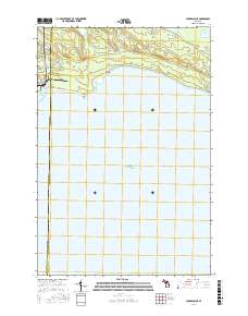 Hughes Point 2017 topographic map thumbnail