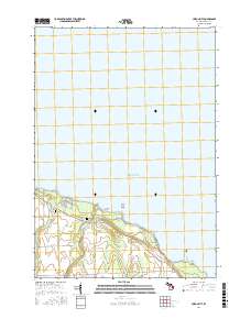 Huron City 2017 topographic map thumbnail