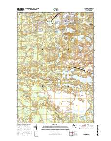 Ishpeming 2017 topographic map thumbnail