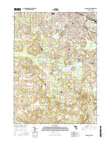 Jackson South 2017 topographic map thumbnail
