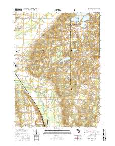 Kalamazoo NE 2017 topographic map thumbnail