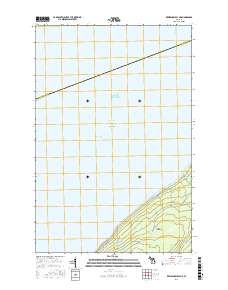 Keweenaw Bay NE 2017 topographic map thumbnail