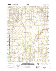 Kinde East 2017 topographic map thumbnail