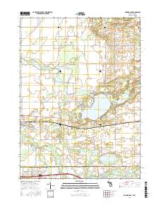 Klinger Lake 2017 topographic map thumbnail