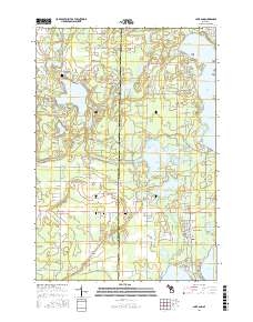 Lake Ann 2017 topographic map thumbnail