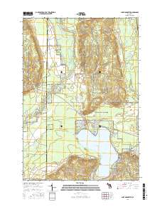 Lake Margrethe 2017 topographic map thumbnail